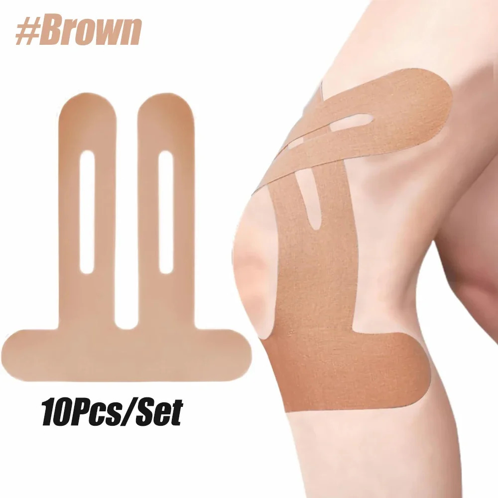Finger Tape Athletic - เทปกายภาพบำบัดสำหรับหัวเข่า กันน้ำและยืดหยุ่นได้ เทปหุ้มเข่าระบายอากาศได้ เทปสำหรับนักกีฬา ช่วยพยุงและเพิ่มความมั่นคงสำหรับการวิ่ง