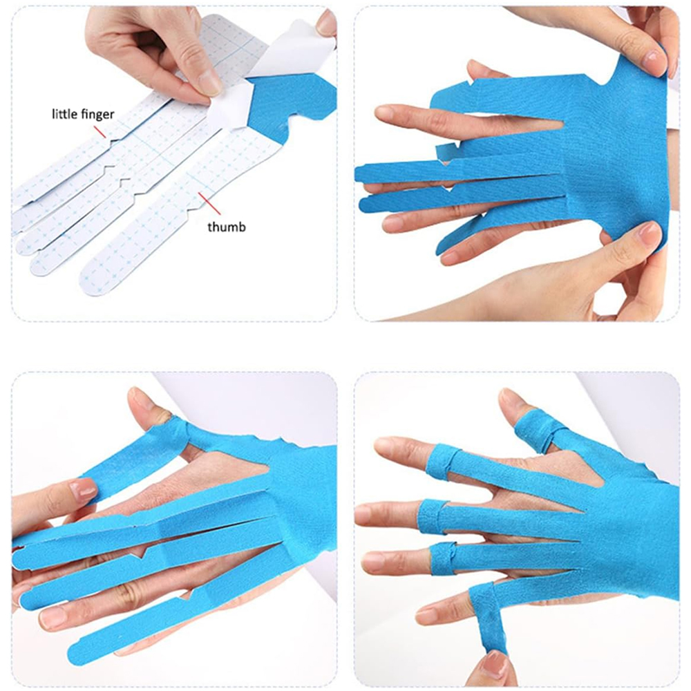 เทปคิเนซิโอโลยีสำเร็จรูป 5 ชิ้ - Finger Tape Athletic บทวิจารณ์และราคา