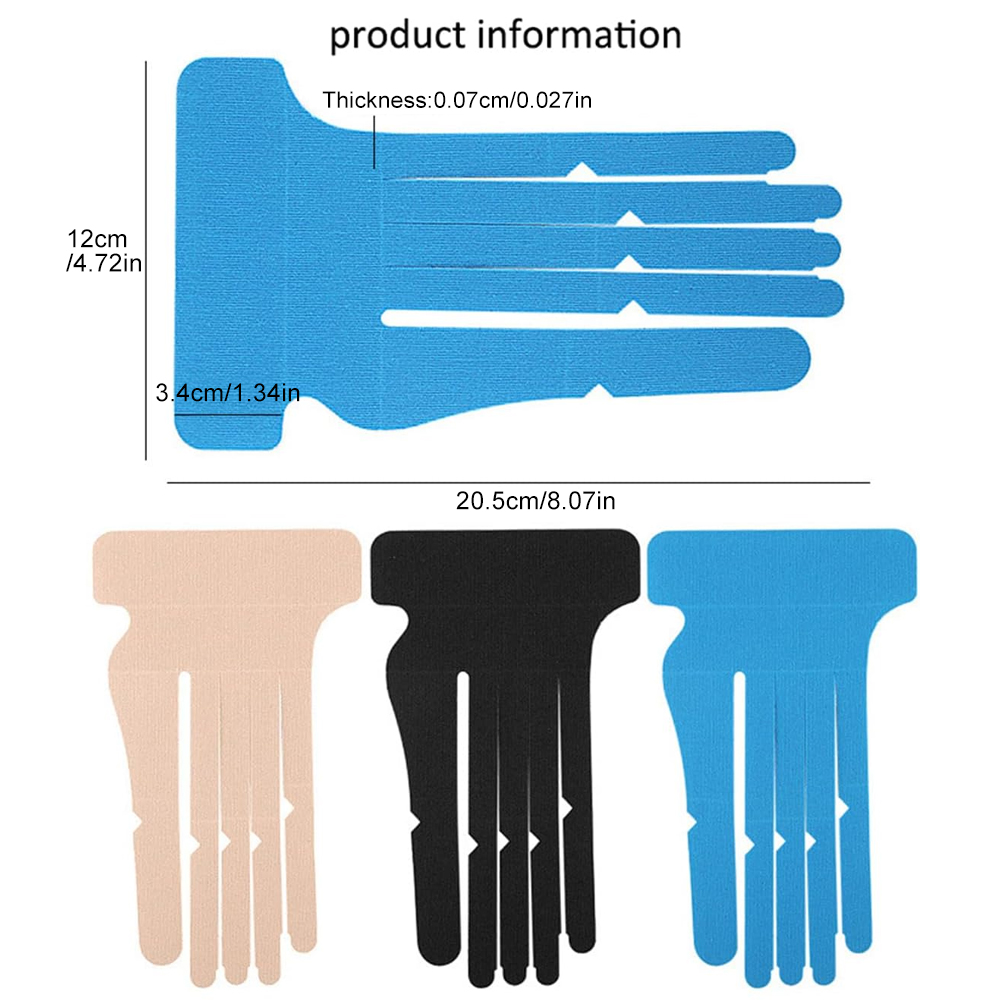เทปคิเนซิโอโลยีสำเร็จรูป 5 ชิ้ - Finger Tape Athletic บทวิจารณ์และราคา