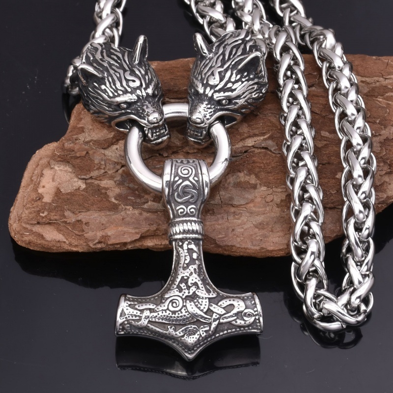 สร้อยคอทองคำรูปหมาป่าโอดินสำหร - Battle Rope Anchor บทวิจารณ์และราคา